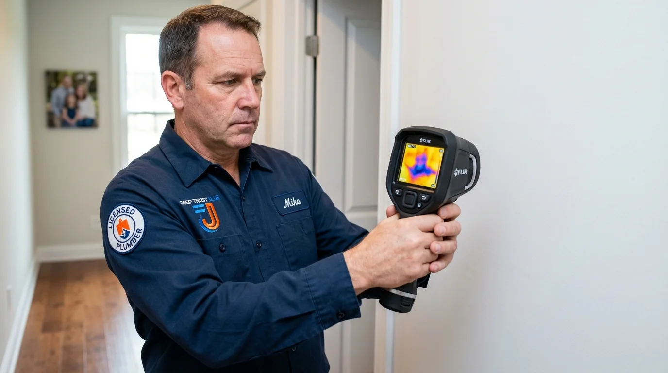 Thermal imaging leak detection by Johns Plumbing LLC in Derwood